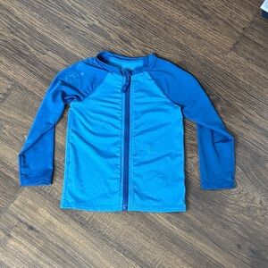 Cat & Jack Blue Long Sleeve Swim Rashguard
